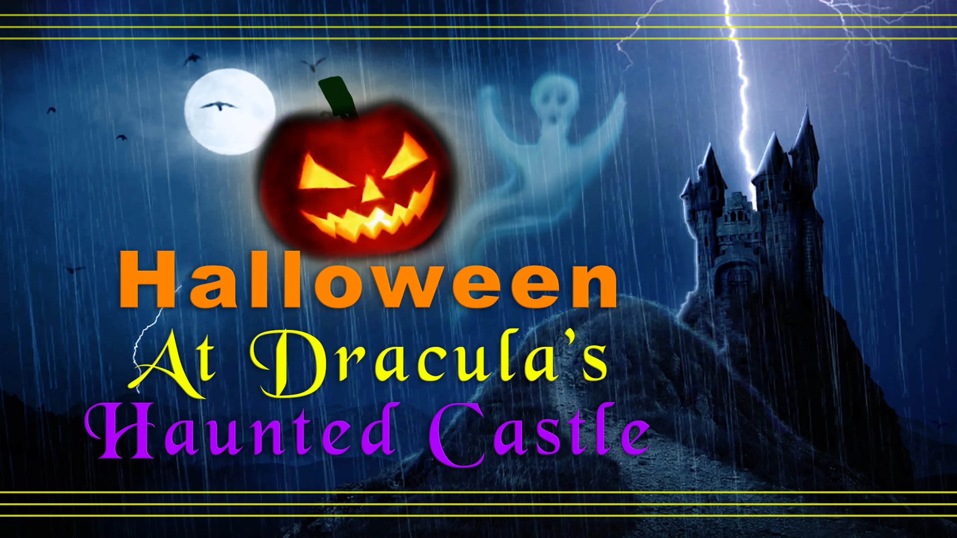 Halloween at Dracula's Haunted Castle poster